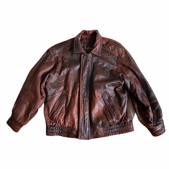 Raffaelo Other - Raffaelo | Men's Italian Leather Barn Jacket Sz 40